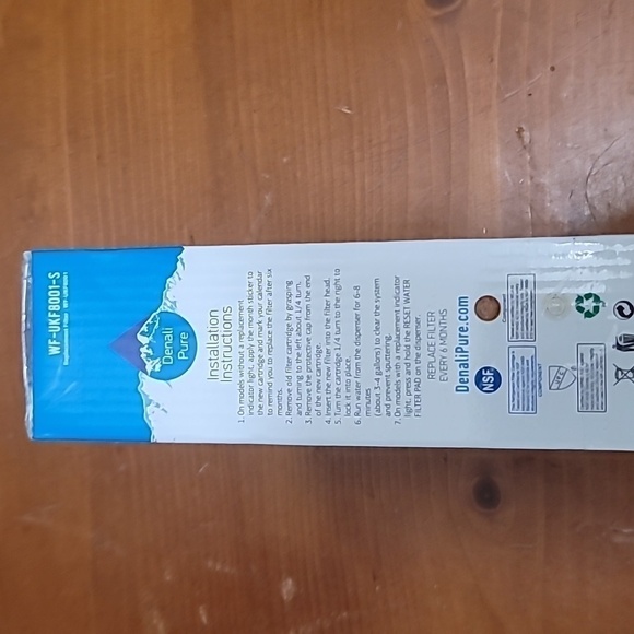 DENALI PURE REFRIGERATOR WATER FILTER REPLACEMENT WF-UKF8001-S - Picture 2 of 4
